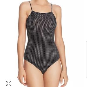 Little Black Bodysuit Polka Dot